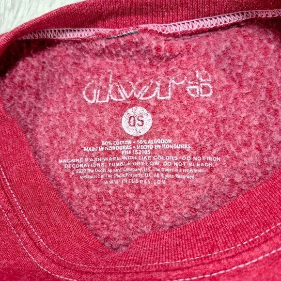 The Doors Oversized Graphic Sweatshirt Sacramento Memorial Auditorium Crewneck - Picture 2 of 10